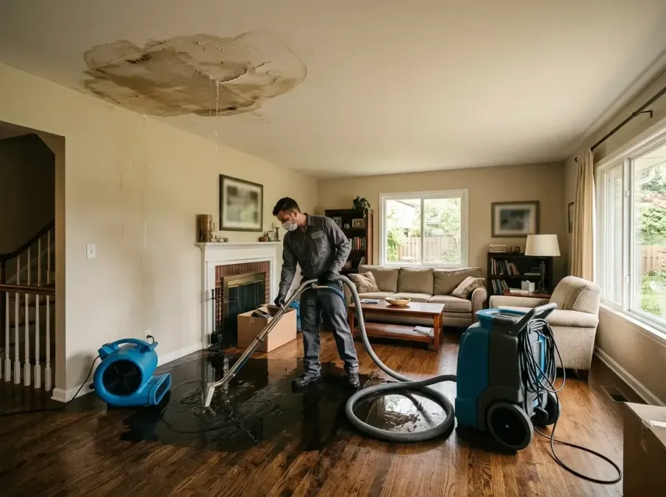 attic-pipe-burst-ceiling-drip-008 — frequently asked questions, Water Damage Restoration & Carpet Care in North Merritt Isla…